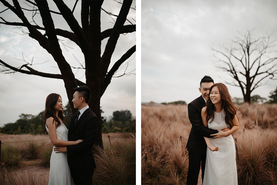 B & H - Singapore Outdoor Pre-Wedding at Jurong Lake Gardens & Back Alleys by Chan on OneThreeOneFour 3