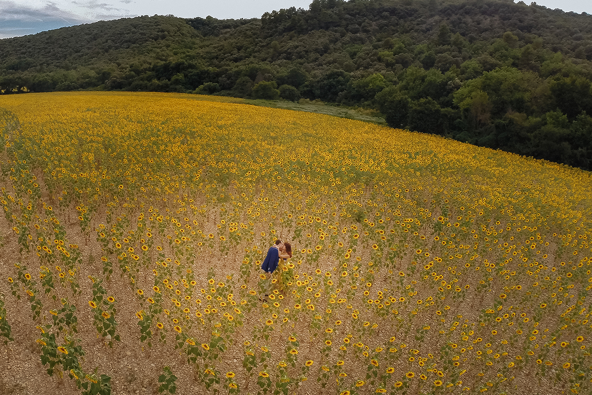 The Perfect Southern France Provence Pre-Wedding Photoshoot with Lavenders & Sunflowers by Vin on OneThreeOneFour 7