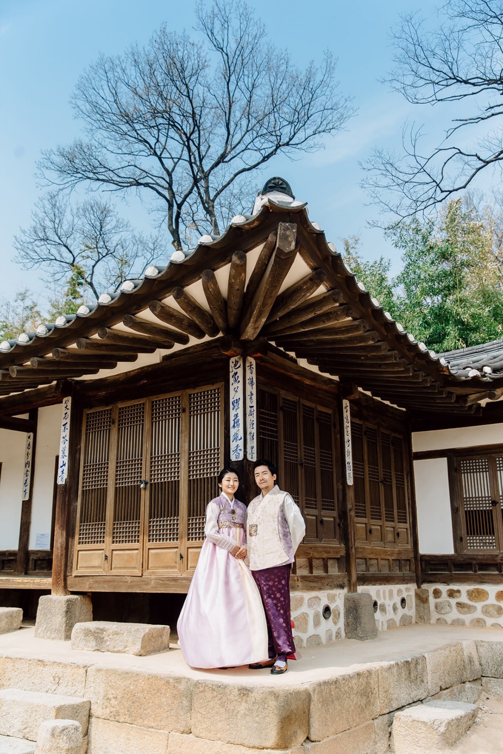 Korea Hanbok Pre-Wedding Photoshoot At Dream Forest by Jungyeol on OneThreeOneFour 2