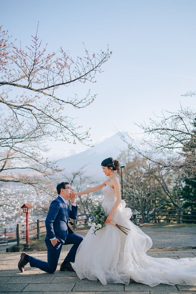 Tokyo Sakura and Mt Fuji Pre-Wedding Photography  by Dahe on OneThreeOneFour 35