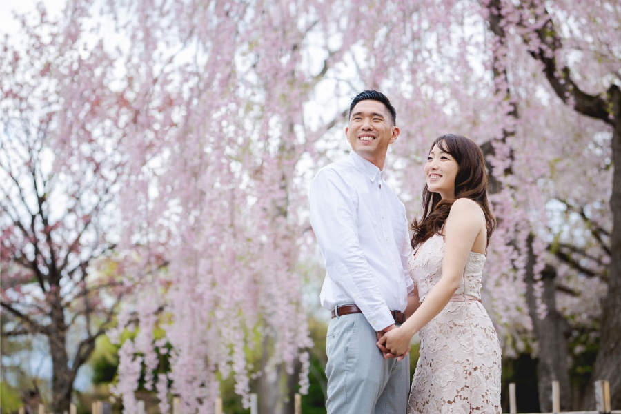 Hokkaido Pre-Wedding Casual Photoshoot during Cherry Blossoms by Kuma on OneThreeOneFour 9