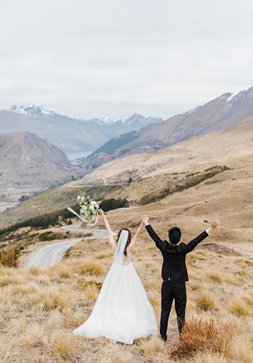 S&M: Pre-wedding in New Zealand at Coromandel Peak and Lake Pukaki