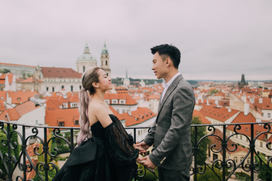 Naomi & Hann's Wedding Photoshoot in Prague by Nika on OneThreeOneFour 15