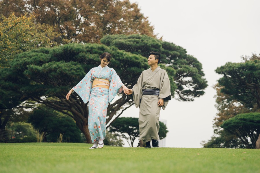 I: Mixed couple pre-wedding in Tokyo wearing kimono by Lenham on OneThreeOneFour 1