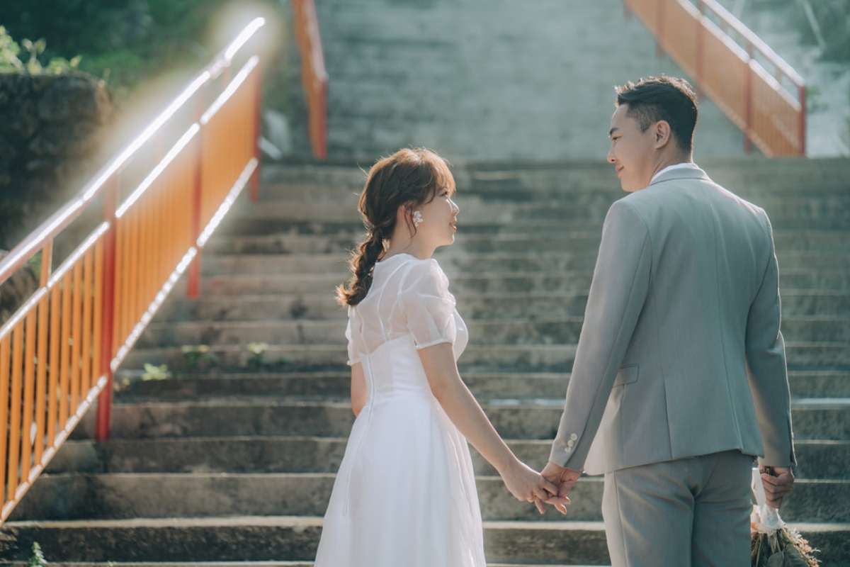 Taiwan Pre-Wedding Photoshoot Ferry Ride Pier Old Town Sea Beach by  on OneThreeOneFour 30