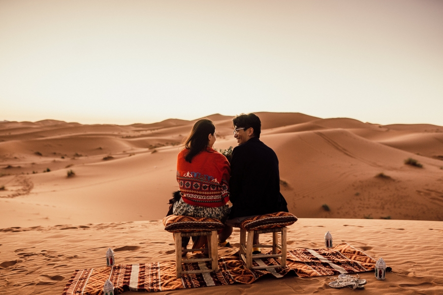 Morocco Sahara Desert Surprise Proposal And Casual Pre-Wedding Photoshoot by A.Y. on OneThreeOneFour 7