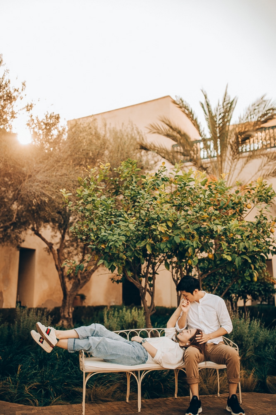 Morocco Pre-Wedding Photoshoot At Marrakech Riad, Medina And Le Jardin Secret  by Rich on OneThreeOneFour 13