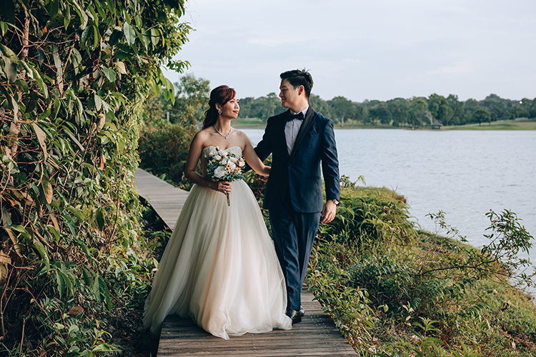 singapore wedding photoshoot Lower Peirce Reservoir
