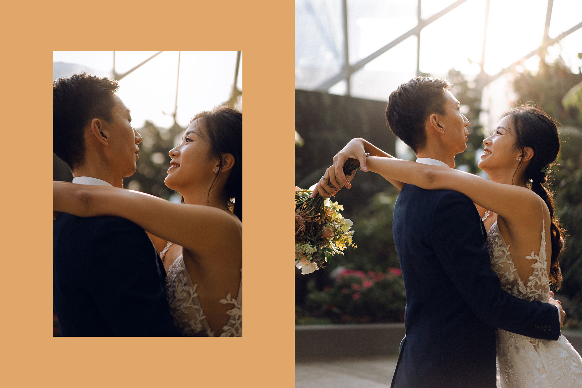 Sunset Prewedding Photoshoot At Cloud Forest, Gardens By The Bay  by Samantha on OneThreeOneFour 10