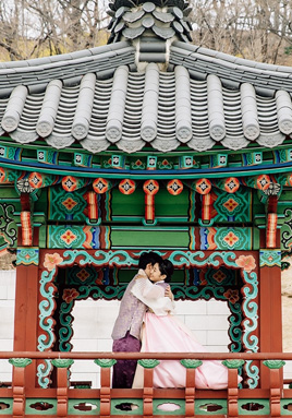 Korea Hanbok Pre-Wedding Photoshoot At Dream Forest