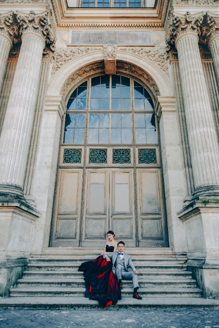 A&M: 巴黎婚紗攝影 - 艾菲爾鐵塔，羅浮宮，比爾哈凱姆橋 by Arnel on OneThreeOneFour 15