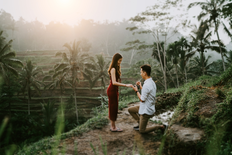 Bali Proposal At Tegallalang Rice Terrace and Tegenungan Waterfall by Cahya on OneThreeOneFour 2