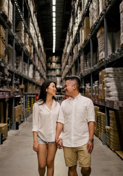 Singapore Casual Couple Photoshoot At Ikea