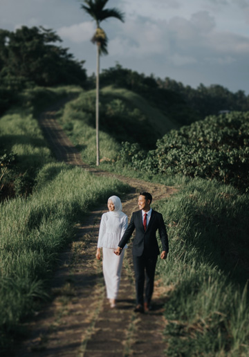 Bali Honeymoon Photoshoot For Singapore Malay Couple