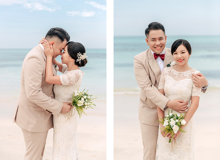 jeju island wedding photoshoot Hyeopjae beach