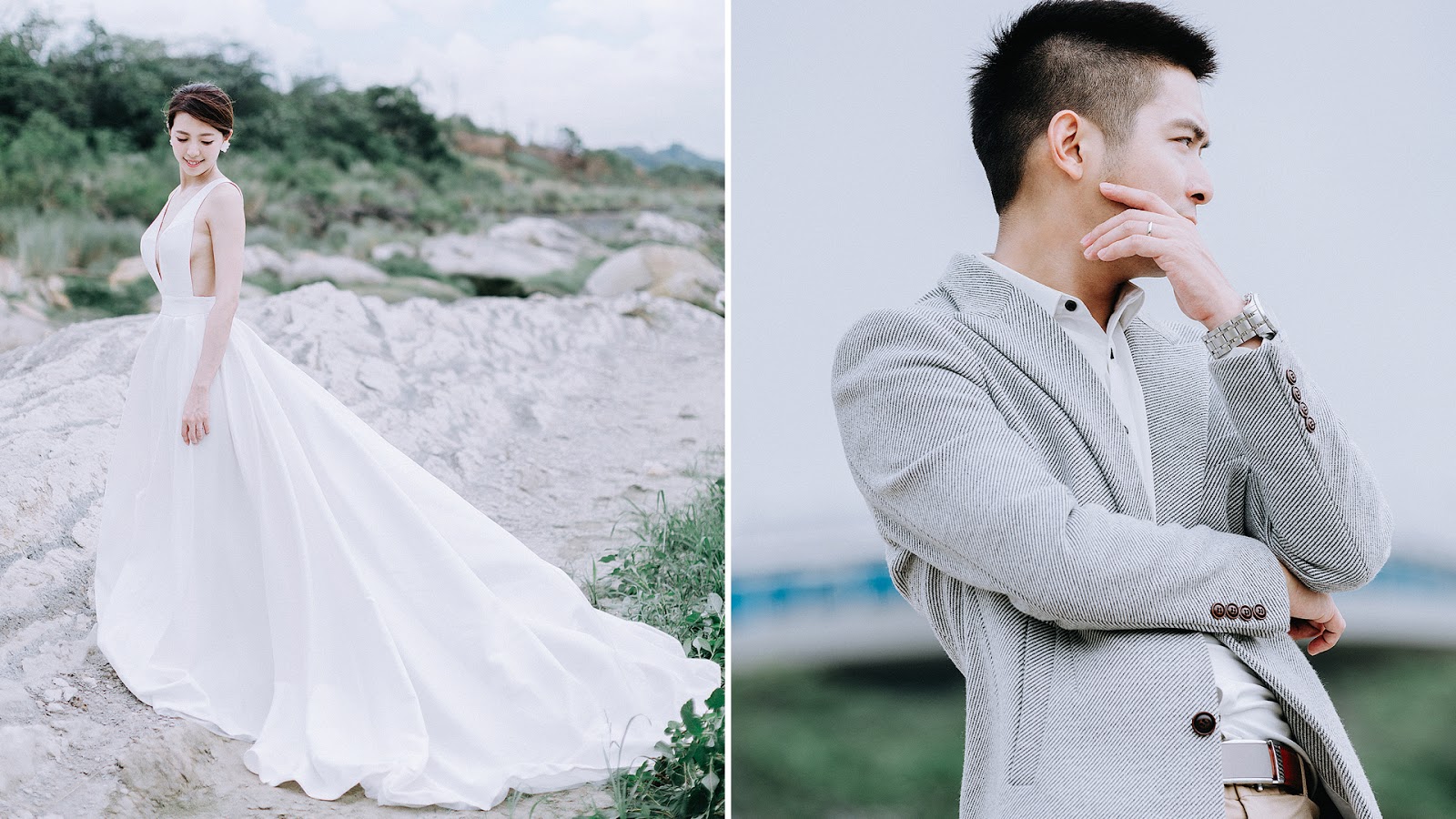 Taiwan Pre-Wedding Photoshoot And Elopement At Wild Rocky Fields  by Andy on OneThreeOneFour 5