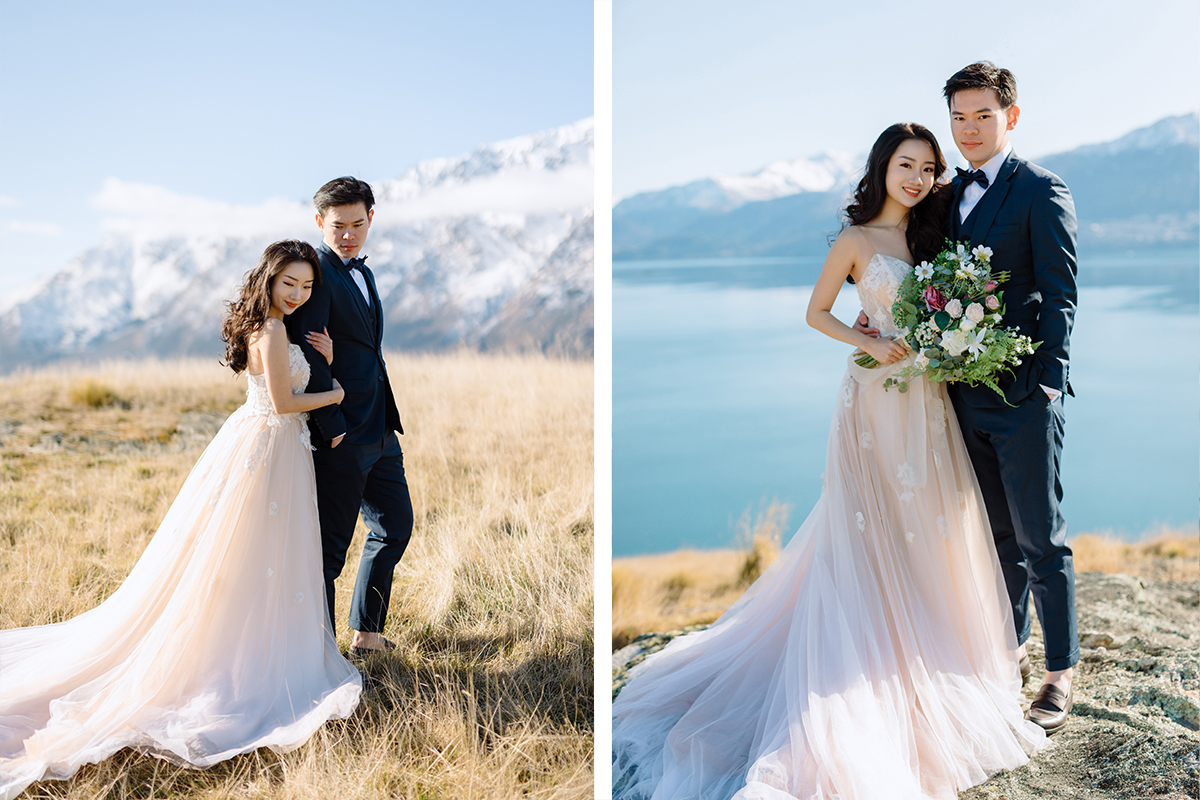 Dreamy Winter Pre-Wedding Photoshoot with Snow Mountains and Glaciers by Fei on OneThreeOneFour 6
