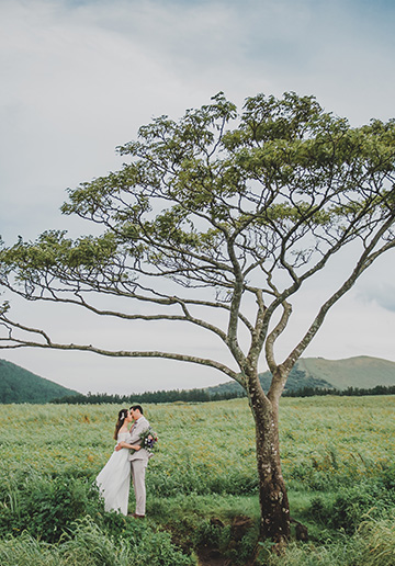S&C: American couple's pre-wedding in Jeju island