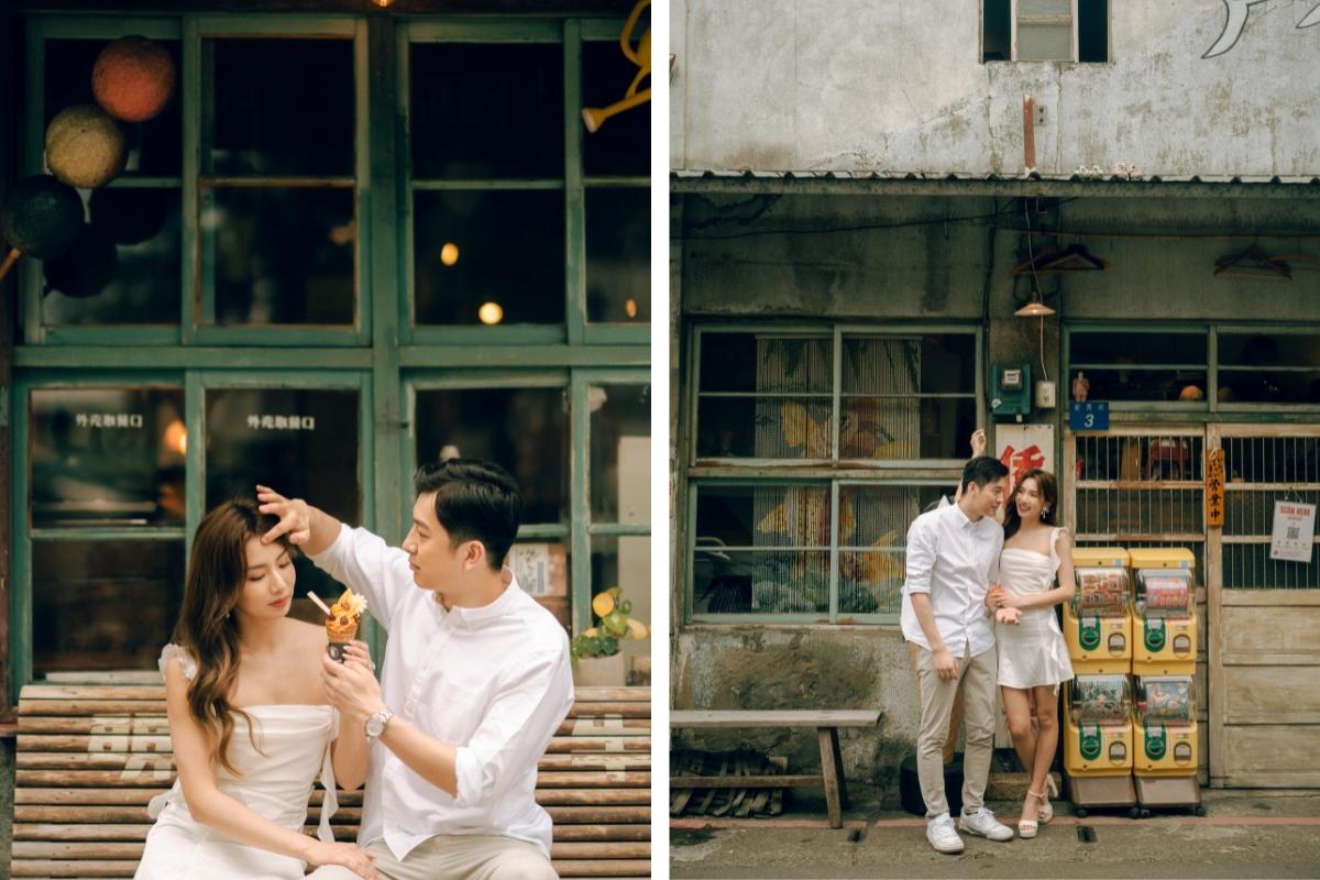 Taiwan Pre-Wedding Photoshoot Dadaocheng Golden Waterfall Jiufen Night Shoot Indoor Studio by OneThreeOneFour on OneThreeOneFour 5