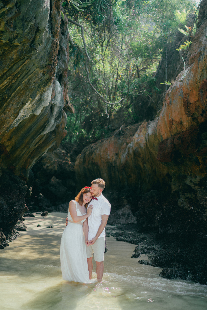 Caucasian Couple's Pre-Wedding Photoshoot At Phuket Island's Pristine Beach by Olga on OneThreeOneFour 10