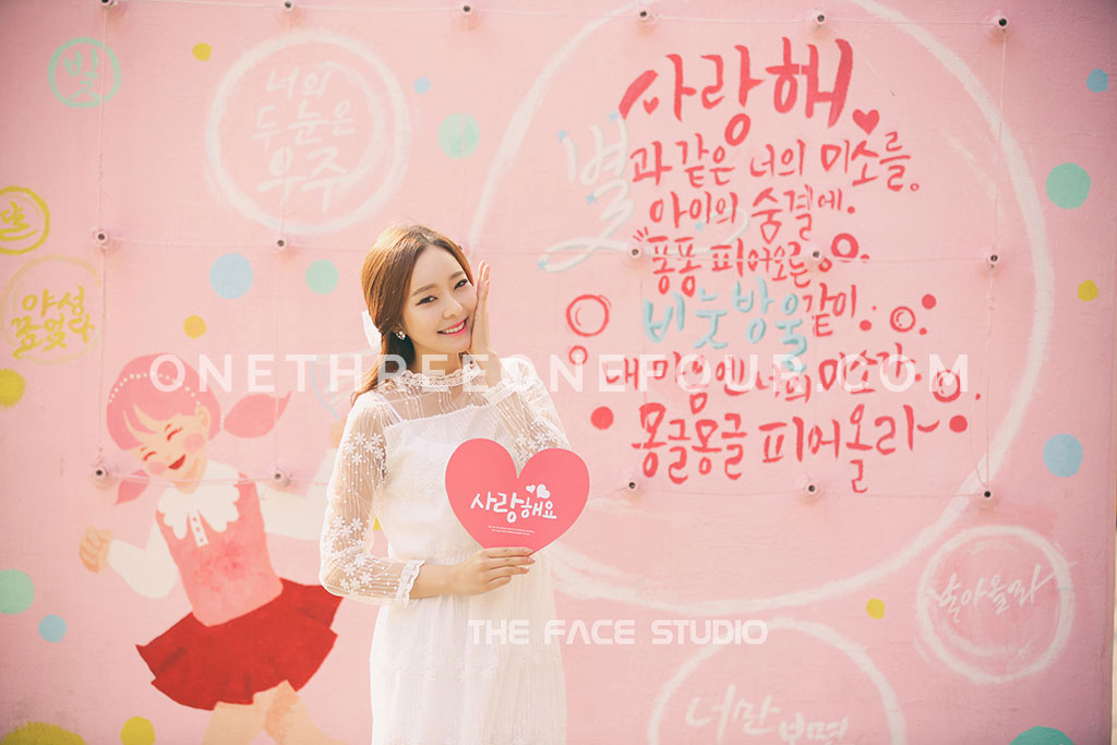 Korean Studio Pre-Wedding Photography: Hongdae (홍대) (Outdoor) by The Face Studio on OneThreeOneFour 13