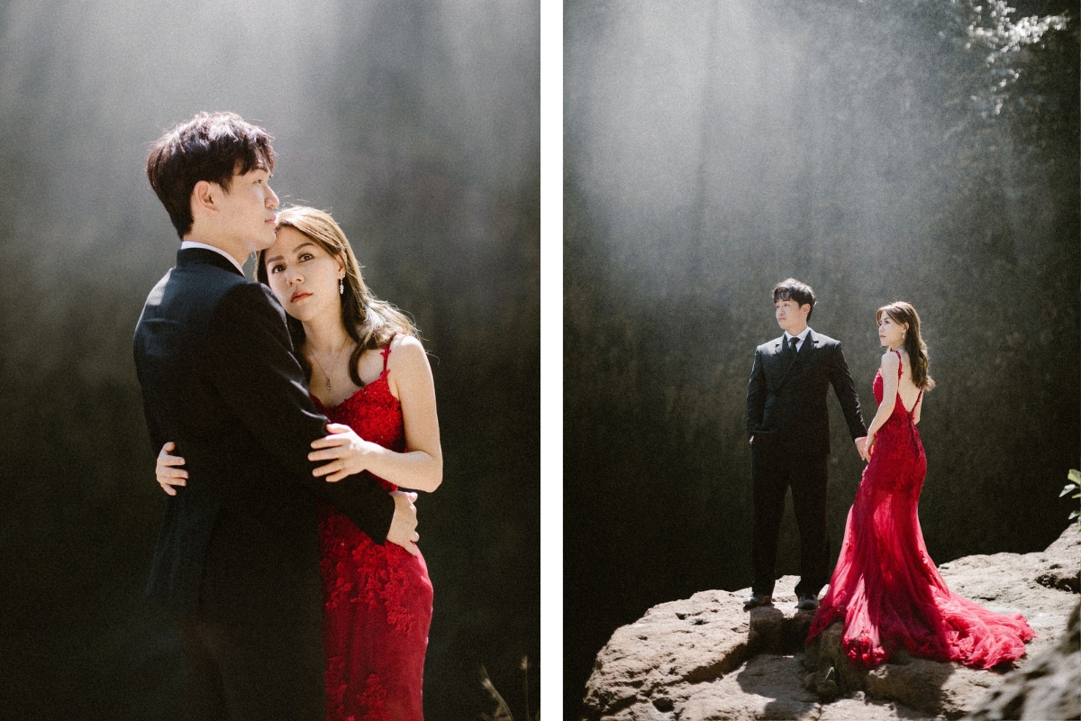 Bali Pre-Wedding Photoshoot with Mt . Batur, Tegenungan Waterfalls, and Twin Cliff Valley by Cahya on OneThreeOneFour 14