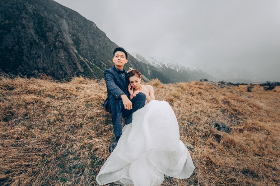 S&D: New Zealand Spring Pre-wedding Photoshoot with Alpacas and Milky Way by Xing on OneThreeOneFour 20