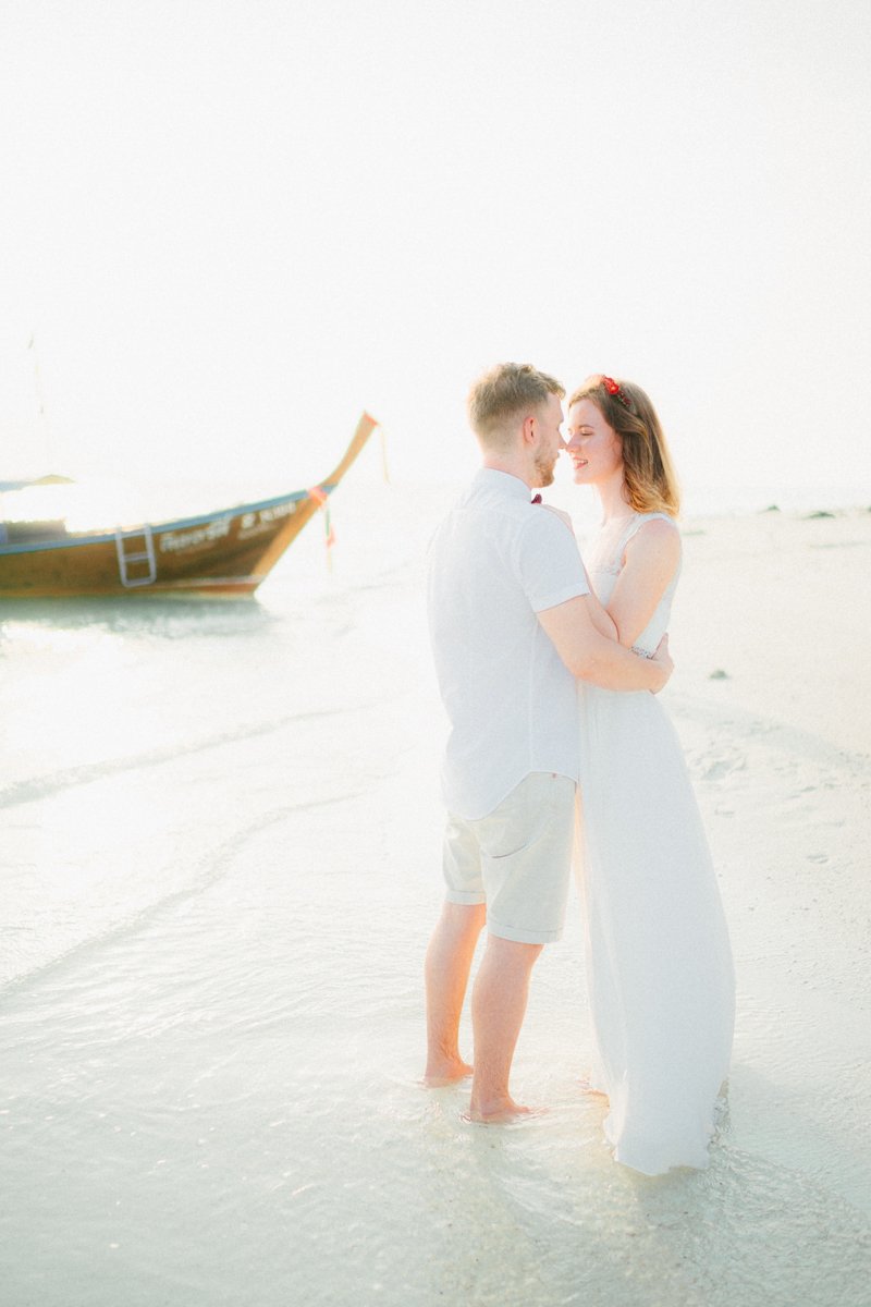 Caucasian Couple's Pre-Wedding Photoshoot At Phuket Island's Pristine Beach by Olga on OneThreeOneFour 3