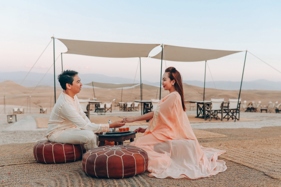 Morocco Surprise Proposal And Casual Couple Photoshoot At Agafay Desert by AW on OneThreeOneFour 25