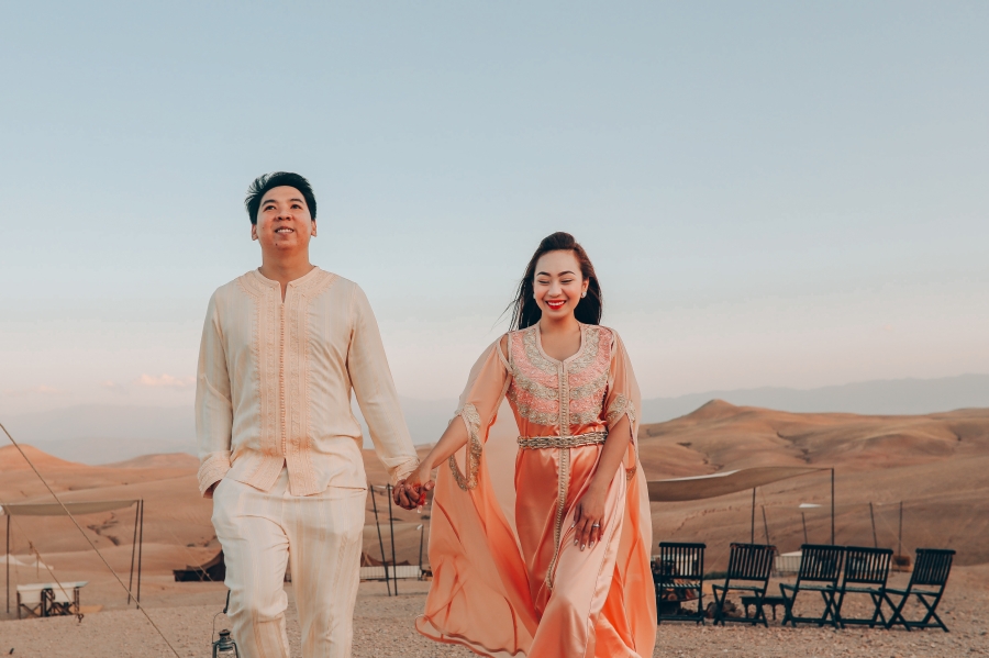 Morocco Surprise Proposal And Casual Couple Photoshoot At Agafay Desert by AW on OneThreeOneFour 21