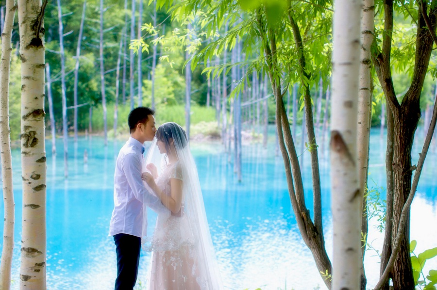 Hokkaido Furano Summer Pre-Wedding Photoshoot At Tomita Lavender Farm by Wu on OneThreeOneFour 4