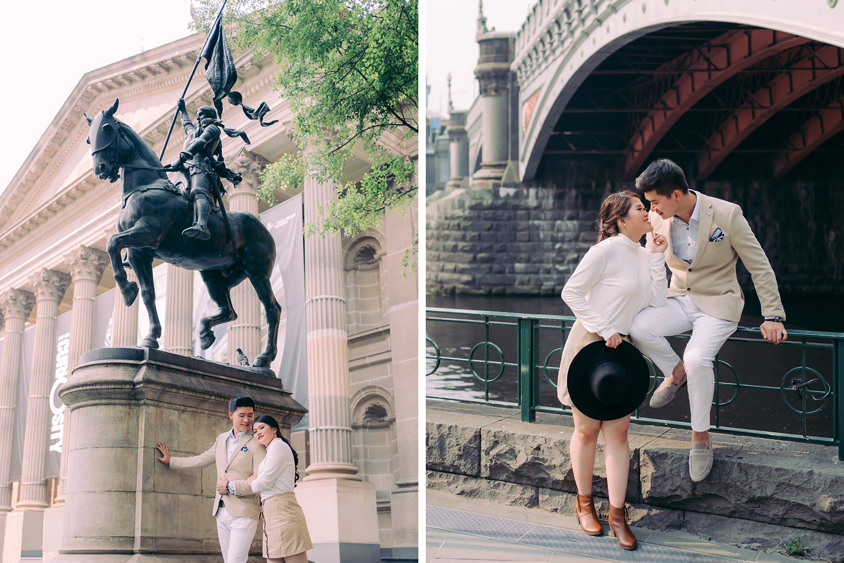 Melbourne Pre-Wedding at Lavender Farms and around the city by Freddie on OneThreeOneFour 6