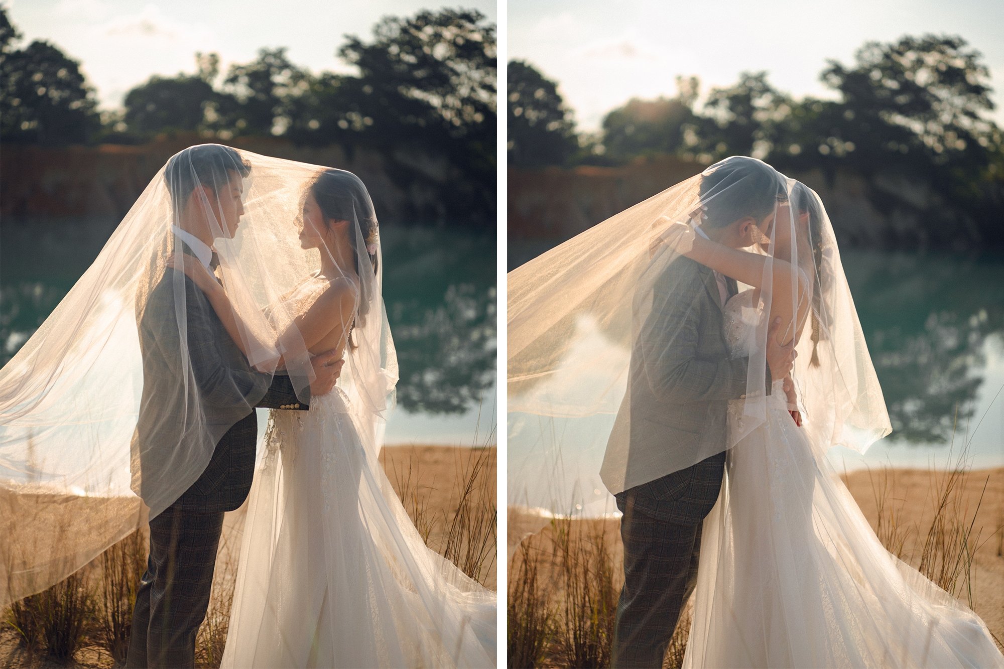 Bintan Pre-Wedding Photoshoot: Xiao Qian & Xavier's Romantic Shoot at ANMON Resort, Blue Lake, Sand Dunes & ATV Adventure by HS on OneThreeOneFour 20