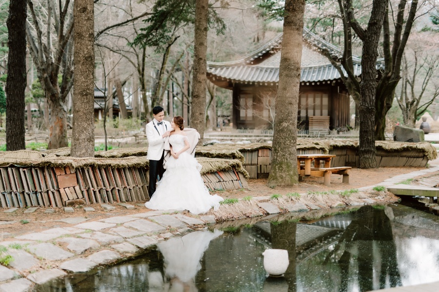 C&J: Korea Spring Pre-wedding Photoshoot with Hanbok at Namsangol Hanok Village and Nami Island by Jungyeol on OneThreeOneFour 23
