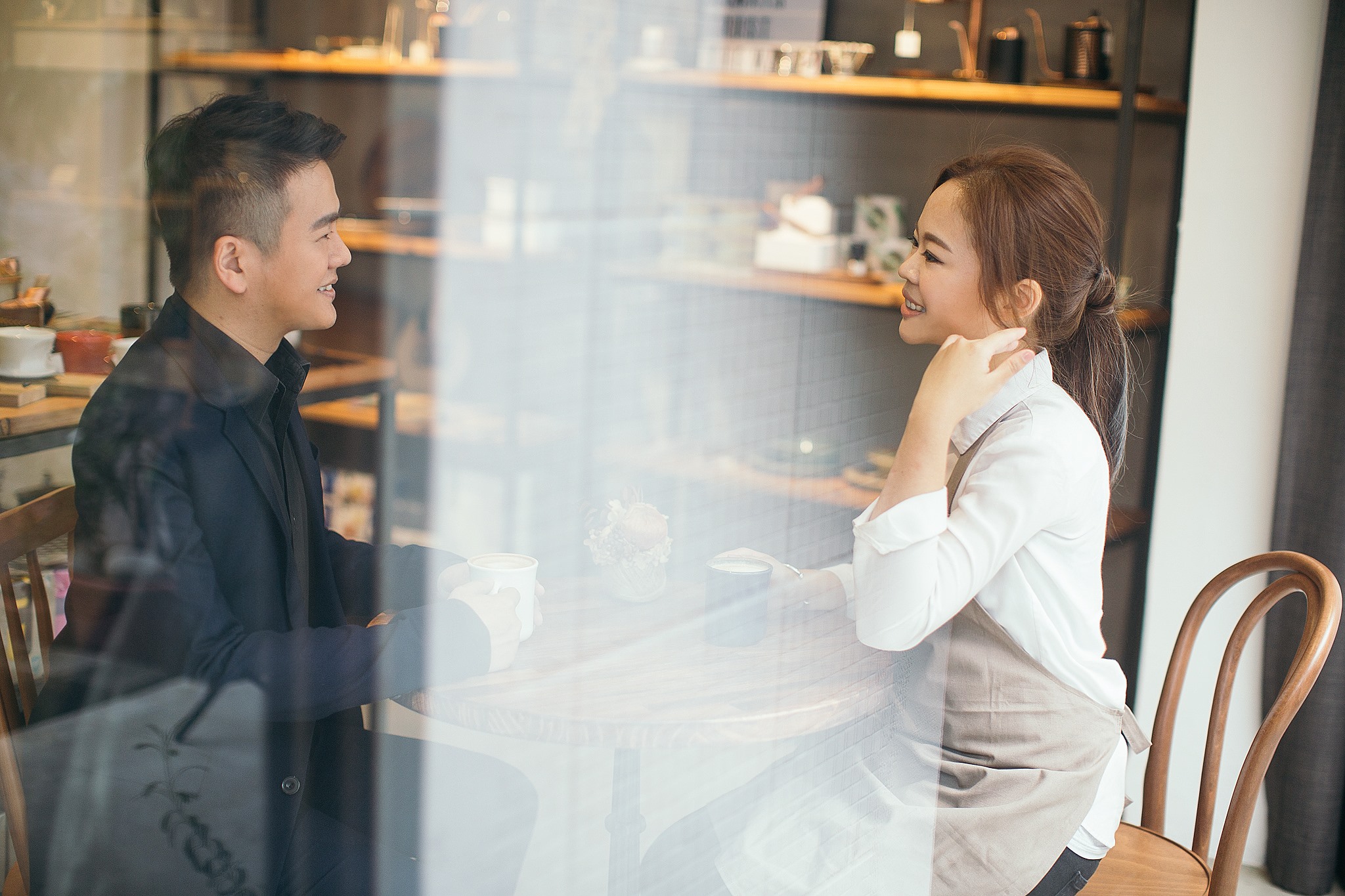 Taiwan Cafe Themed Pre-Wedding Photoshoot  by Andy  on OneThreeOneFour 7