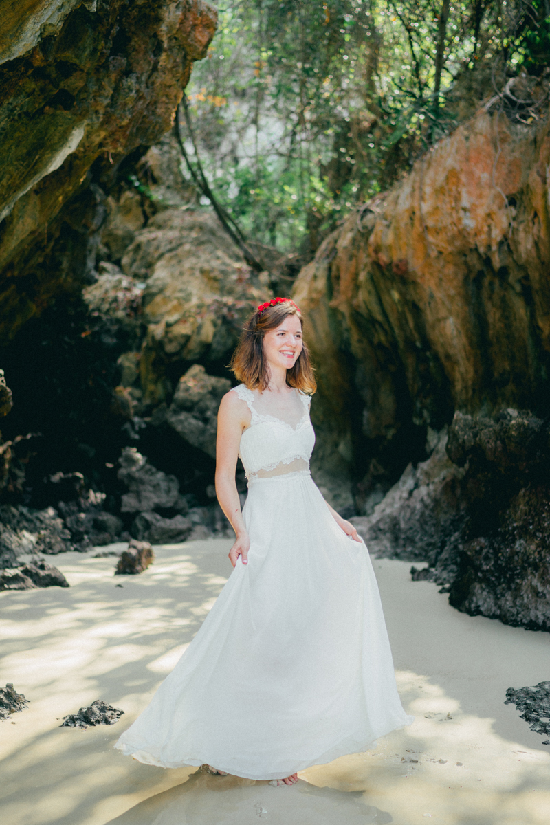 Caucasian Couple's Pre-Wedding Photoshoot At Phuket Island's Pristine Beach by Olga on OneThreeOneFour 9