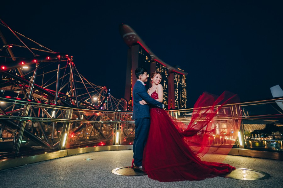 B&LY: Fort Canning, beach and Marina Bay Sands pre-wedding by Michael on OneThreeOneFour 31