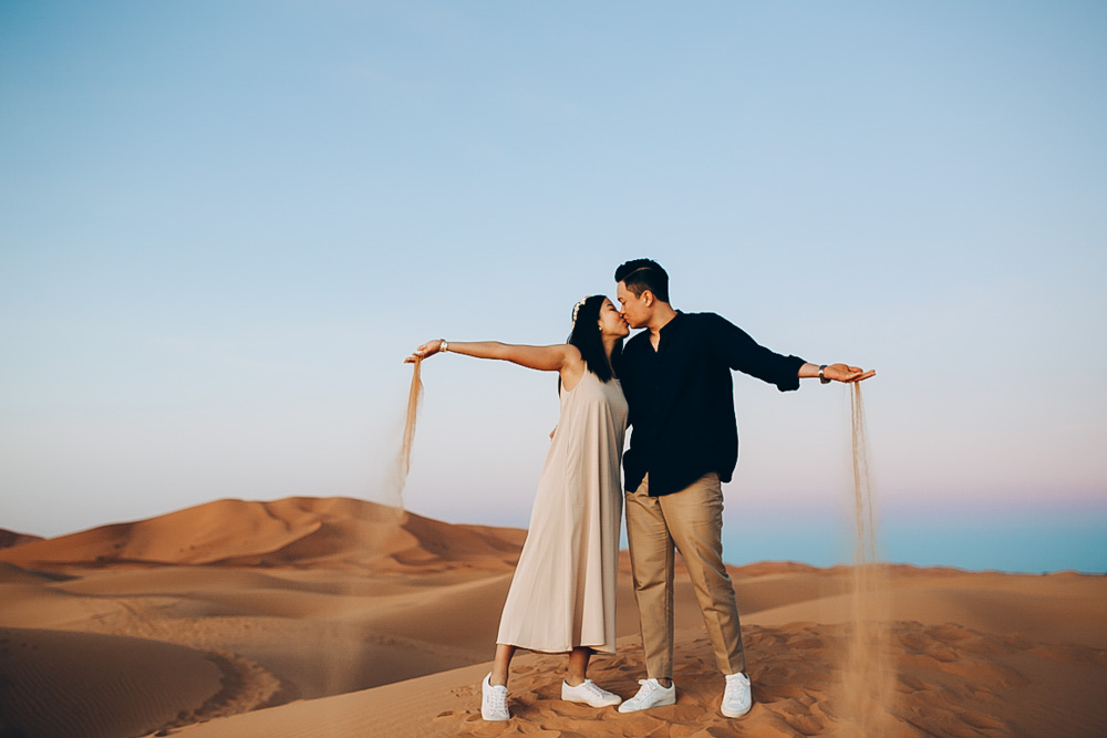 Morocco Pre-Wedding Photoshoot At Aït Benhaddou, Sahara Desert And Marrakech  by Rich on OneThreeOneFour 10