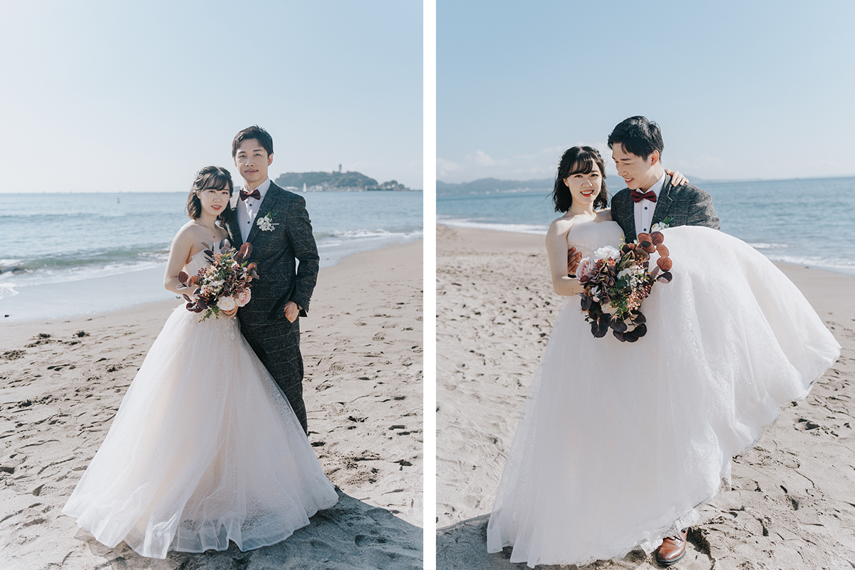 Tokyo Pre-Wedding at Beach & Odaiba Statue of Liberty by Cui Cui on OneThreeOneFour 5