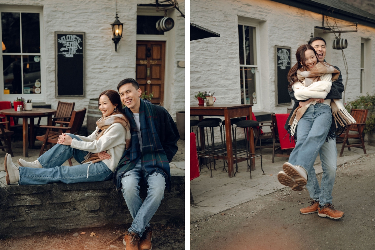 New Zealand Pre-Wedding Photoshoot with Lake Wakatipu, Skippers Canyon, Lake Tekapo, Mount Cook, and Omarama Clay Cliffs by Fei on OneThreeOneFour 31