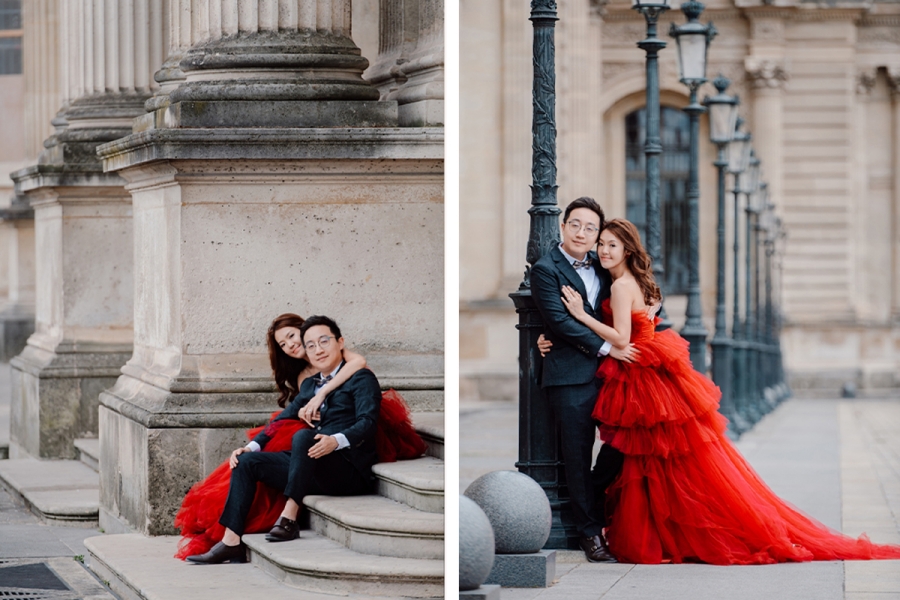 Parisian Elegance: Steven & Diana's Love Story at the Eiffel Tower, Palais Royal, Jardins Du Royal, Avenue de Camoens, and More by Arnel on OneThreeOneFour 22