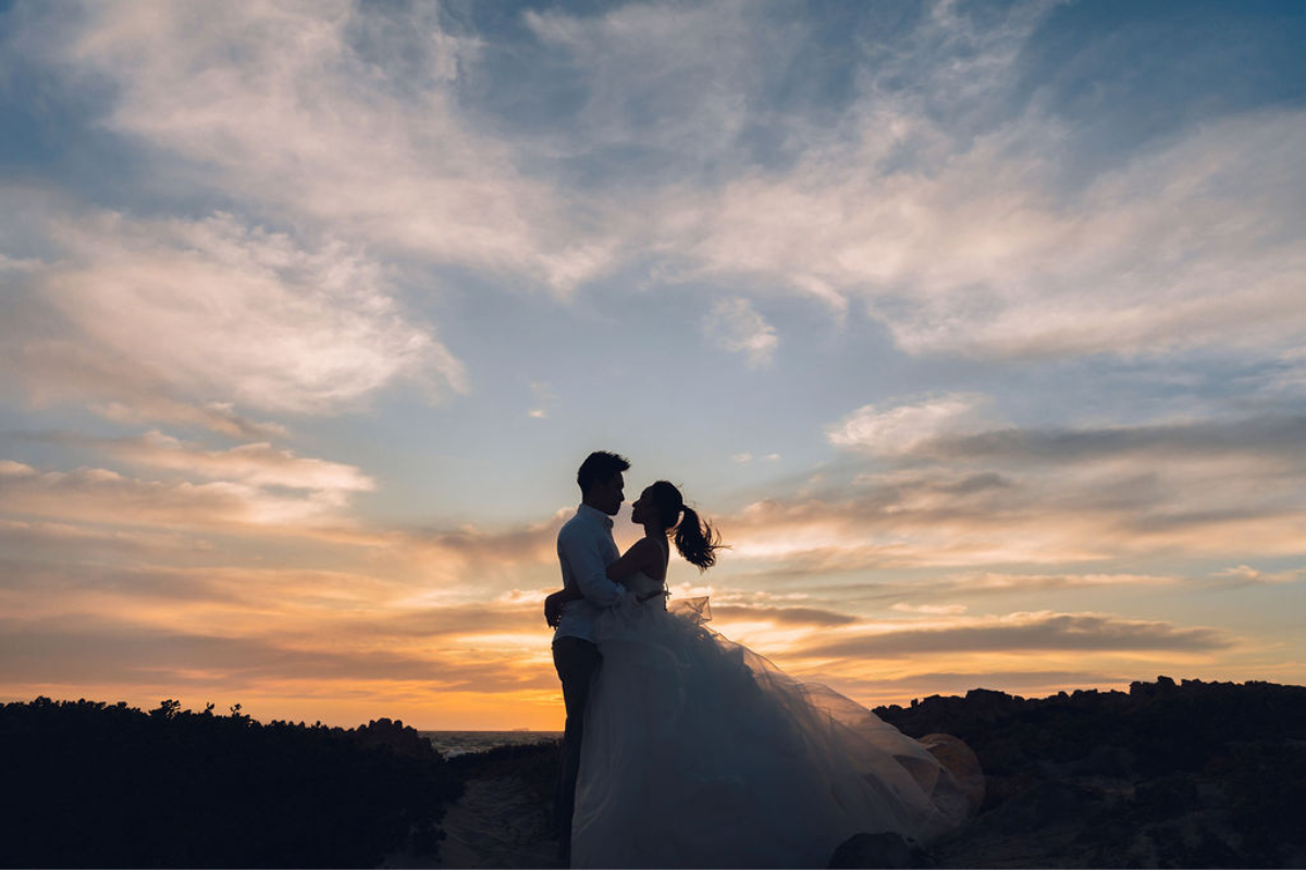 Perth Prewedding Photoshoot At Lancelin Sand Dunes, Wanneroo Pines And Sunset At The Beach by Rebecca on OneThreeOneFour 16