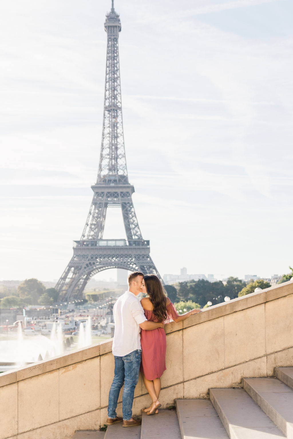 Engagement Photos in Paris' Trocadero With a Stunning View of Eiffel Tower by Celine on OneThreeOneFour 10