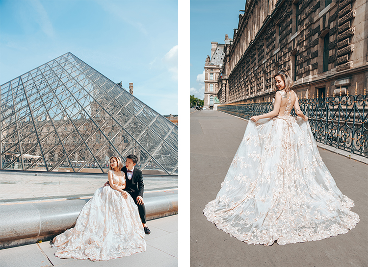 巴黎羅浮宮婚紗拍攝