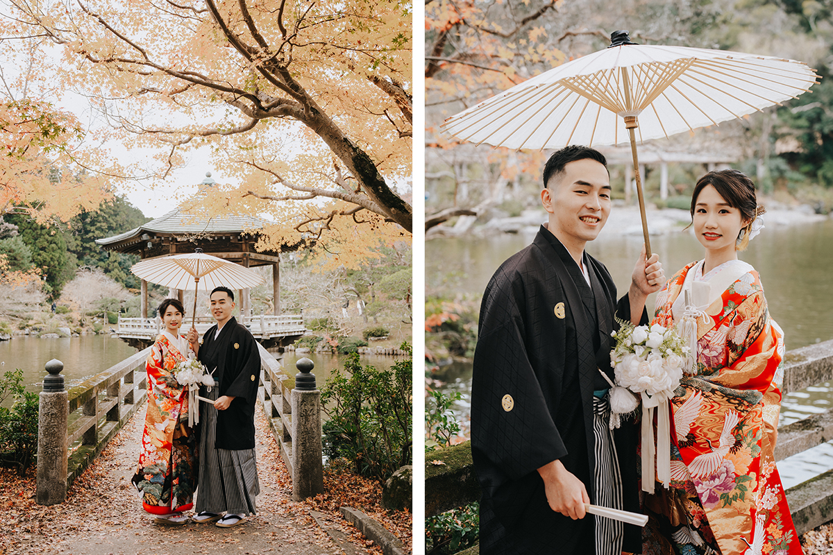 Tokyo Autumn Maple Leave Photoshoot with Kimono and Pre-Wedding at Beach by Cui Cui on OneThreeOneFour 8