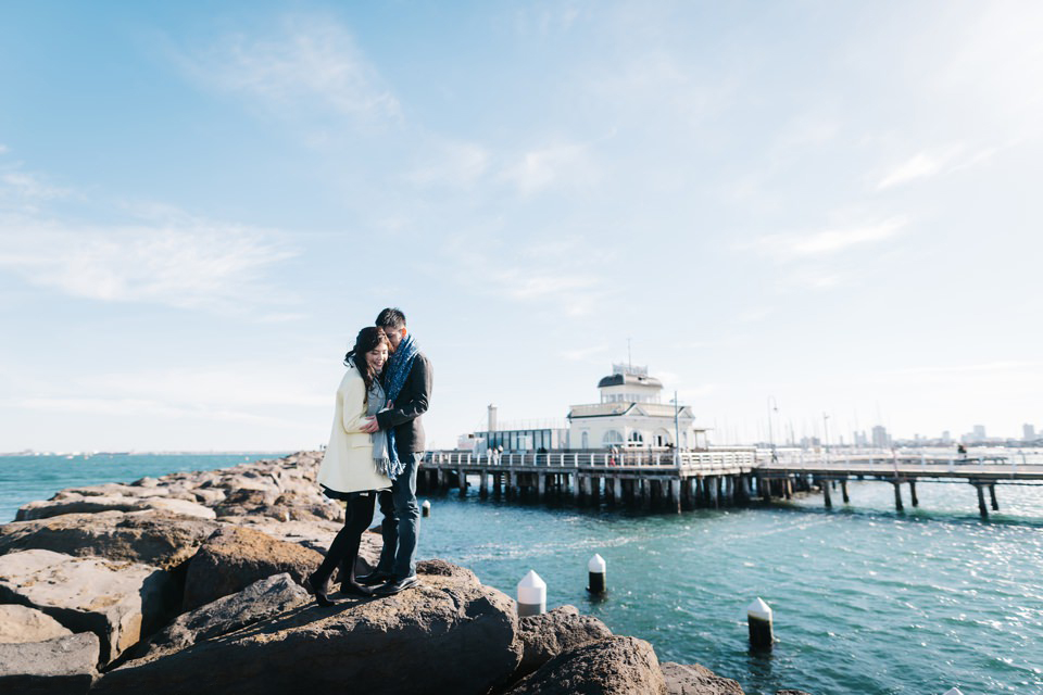 Pre-Wedding Photoshoot At Melbourne Yacht Club And Cape Schanck  by Felix  on OneThreeOneFour 7