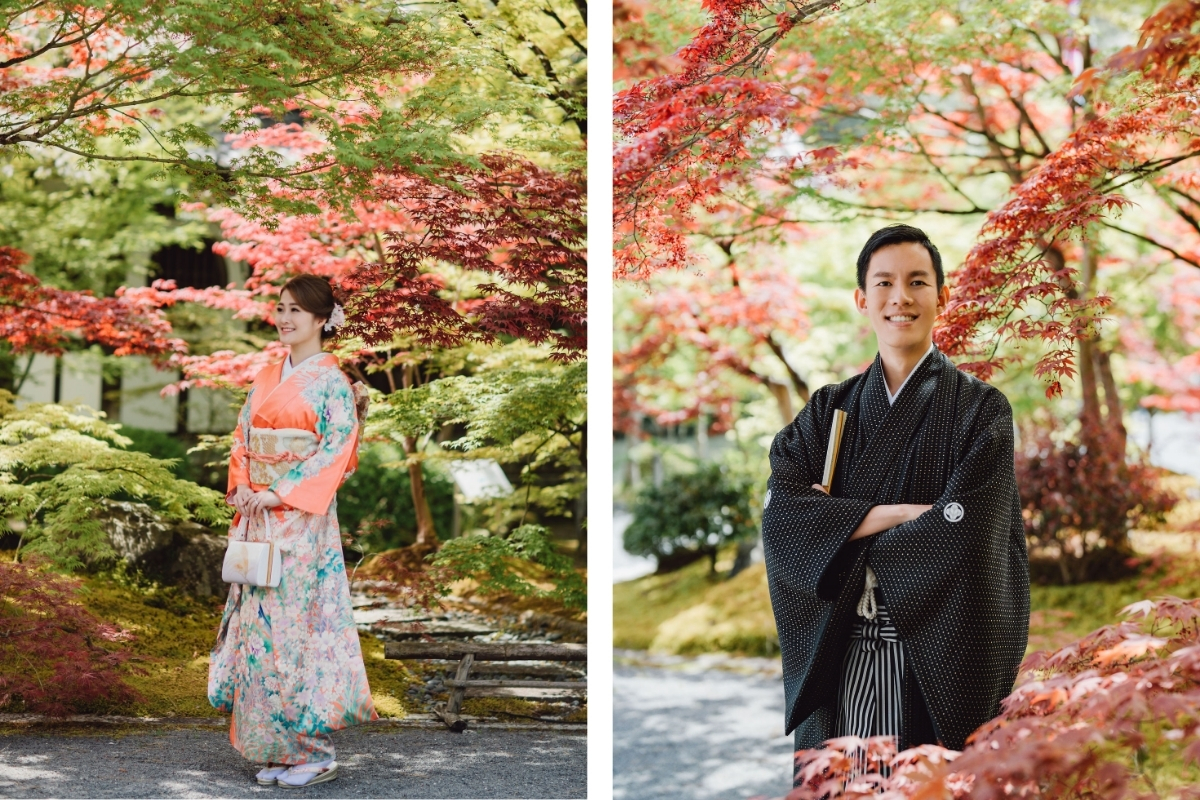 Kyoto Pre-Wedding Photoshoot with Eikando Temple, Mt Wakakusa, and Nara Deer Park by Kinosaki on OneThreeOneFour 6