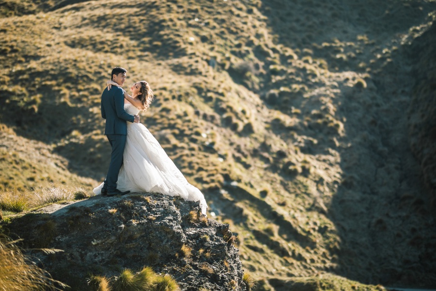 網紅Kryz Uz和Slater紐西蘭婚紗拍攝 - 羅伊峰、草泥馬公園與箭鎮 by Fei on OneThreeOneFour 14