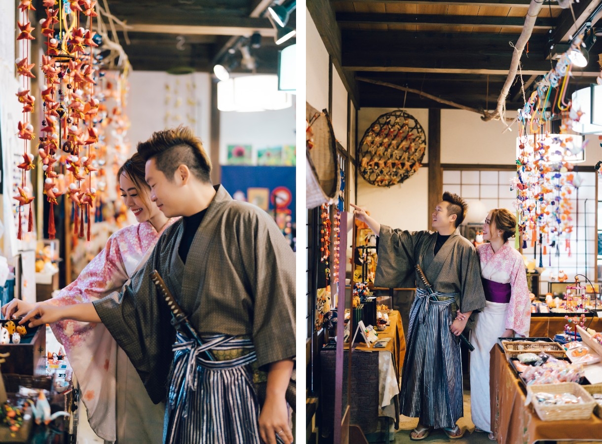 J&J: Autumn pre-wedding in Tokyo with auburn and golden foliage by Lenham on OneThreeOneFour 12