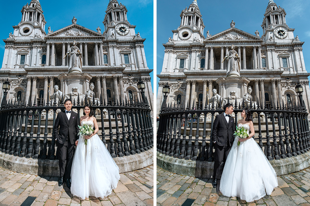 London Pre-Wedding Photoshoot At Big Ben, Palace of Westminster, Millennium Bridge  by Dom on OneThreeOneFour 17